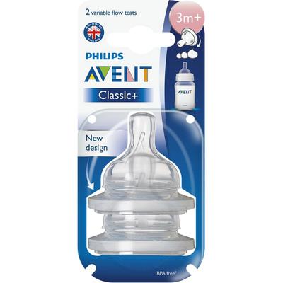 Avent Avent Classic Variabilný prietokový cumlík 2 ks
