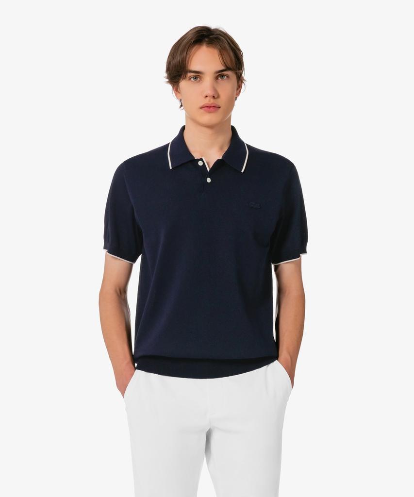 LACOSTE Men'S Tipping Paper Short Sleeve Sweater Polo Shirt Ph744E-56G 166