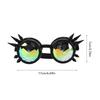 Steampunk Goggles Retro PC ABS with Elastic Band Kaleidoscope   Glasses for Party