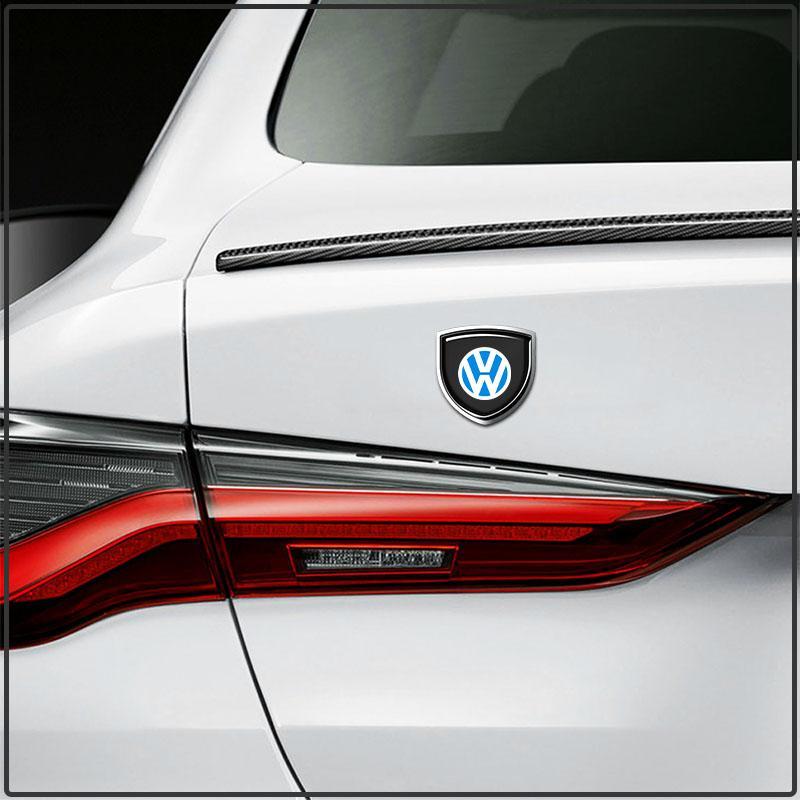 1ks 3D Kovový Znak Štítu Dveří Auta Znak Nálepka Styling Pro VW Volkswagen Golf Jetta Passat GTI R32 Bora 6N0 601 171 OEM