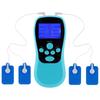 MINI double output meridian massage instrument LED display blue screen charge massager 8 kinds of patterns