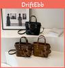 Trendy Pu Shoulder Bag For Women 2023 Autumn Winter Vintage Casual Water Bucket Bag