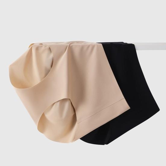 Unsichtbare High-Waist Unterwäsche für Damen Nahtlose Vollabdeckung Slips Damen Dehnbare Bauchkontroll-Slips