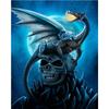 5D DIY Diamond Painting Cartoon Magic Dragon. Diamond Embroidery Cross Stitch Kit Rhinestone Mosaic Home Decor