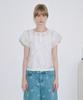 SINOON Babydoll Frill Blouse (White)