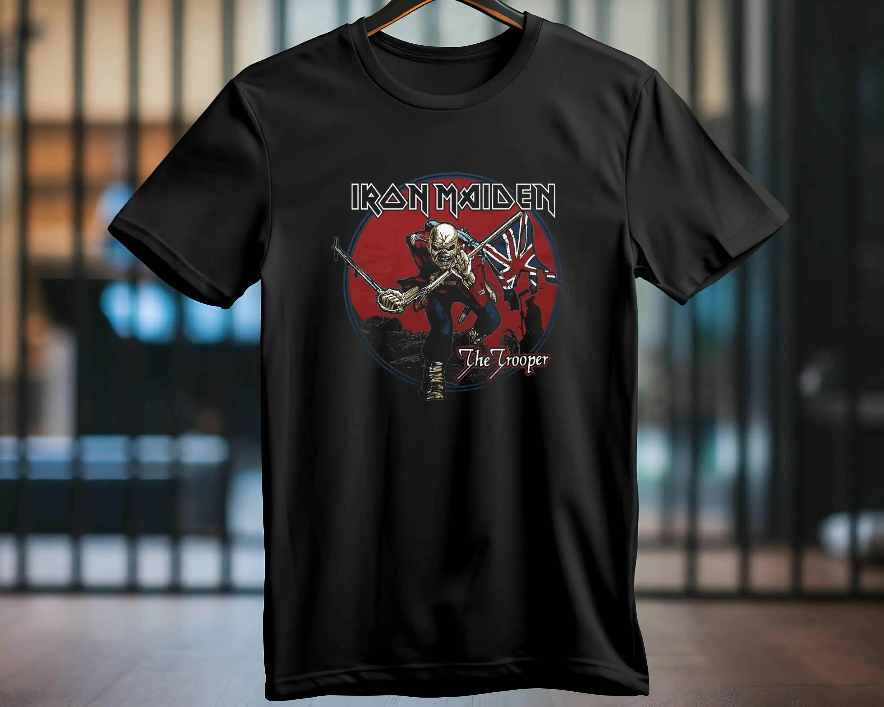 

Iron Maiden 6 Icon HALLOWWED Премиальная футболка Iron Halowed Icon Maiden Хеви-метал группа Футболка Металлическая футболка Оверсайз Megadeth 4XL