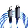 Kashimura A Vibrantly Illuminated Compatible with USB PD Charging and Data This To USB Charging and Sync Cable Features a Blue NAJ-658 Cable!