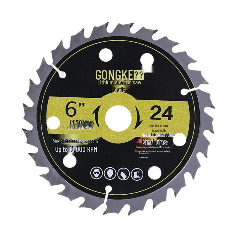 Ultra-Thin Woodworking Lithium Battery Saw Blade for 5", 5.5", and 6" Angle Grinders