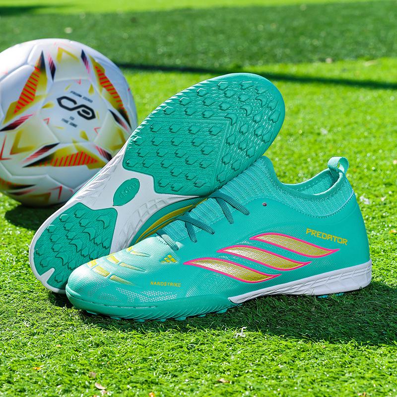 Youth Football Shoes Non-Slip And Wear-Resistant Tf Broken Nails Men'S Football Shoes Artificial Grass Competition Professional Adult Football Shoes
