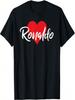 Ich liebe Ronaldo Vorname T-Shirt Ich Herz Namens-T-Shirt