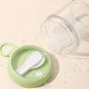 Transparent Breakfast Cup 2 Layer Oatmeal Cup Portable Food Storage Container  Office