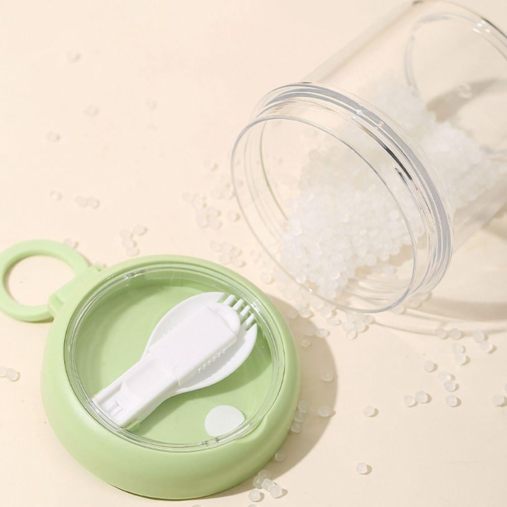 Transparent Breakfast Cup 2 Layer Oatmeal Cup Portable Food Storage Container  Office
