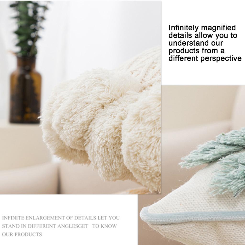 Pillow Case Soft Machine Washable Elegant Throw Pillow Cover for Bedroom Living Room