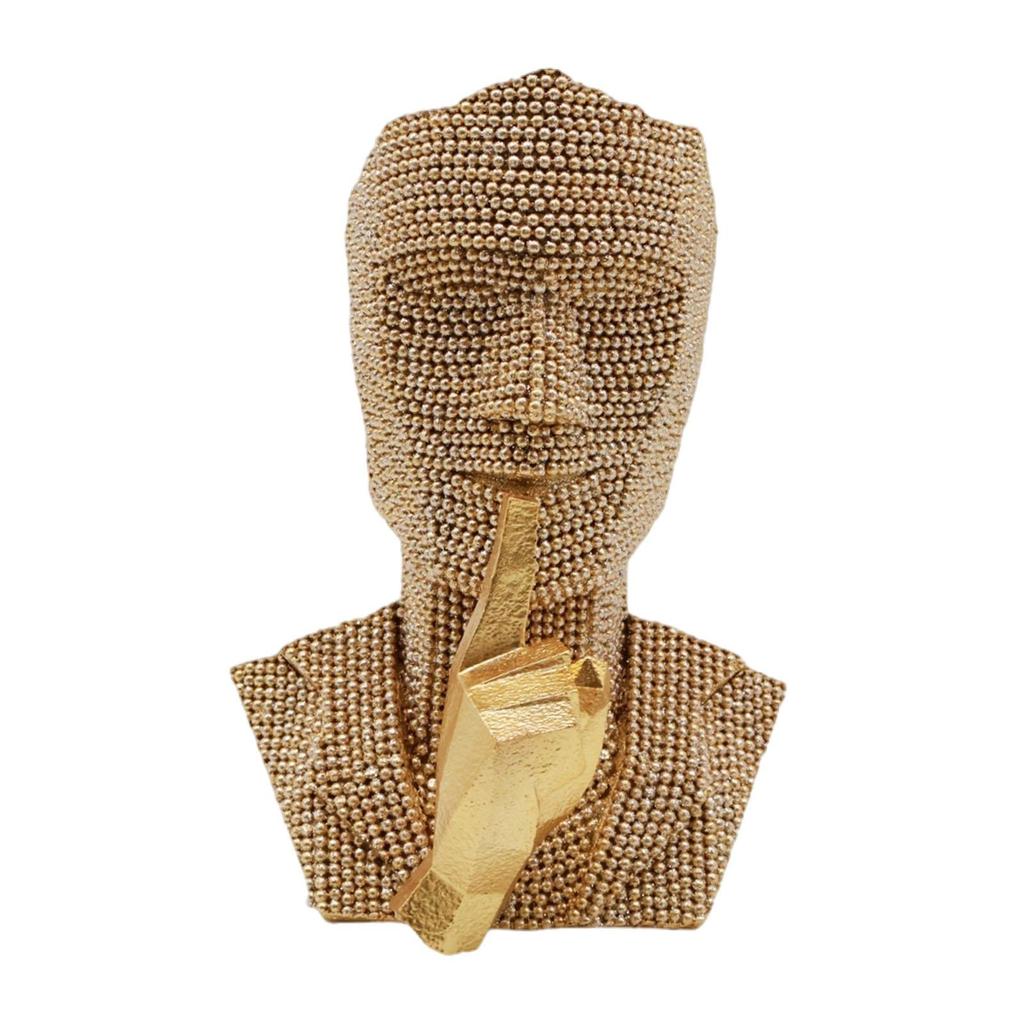 Abstract Face Sculpture Desktop Decor Birthday Gift Resin Figurine Collectible Modern Statue for