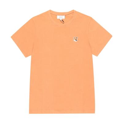 Maison KiTsune Fox Head PaTch Dámské Tričko s Krátkým Rukávem Lw00105kj0008