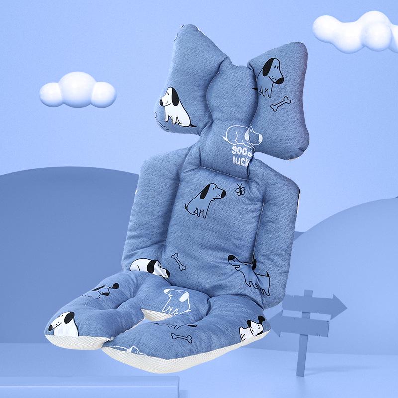 Almofada Universal para Carrinho de Bebê e Cadeira de Refeição para Todas as Estações - Almofada de Algodão com Calor e Espessura Adicionais para Outono/Inverno