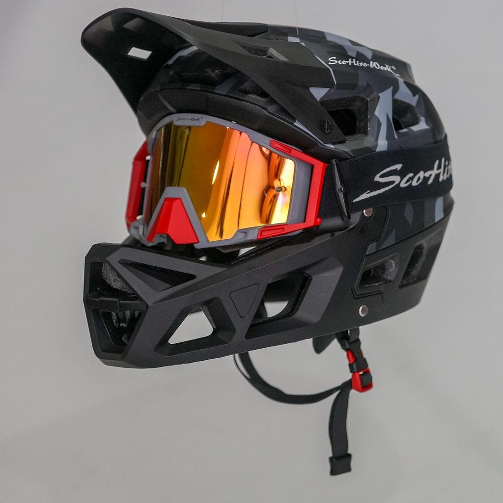 SCOHIROWORK Super Light Full Face BMX & Mountain DH Off-road Helmet
