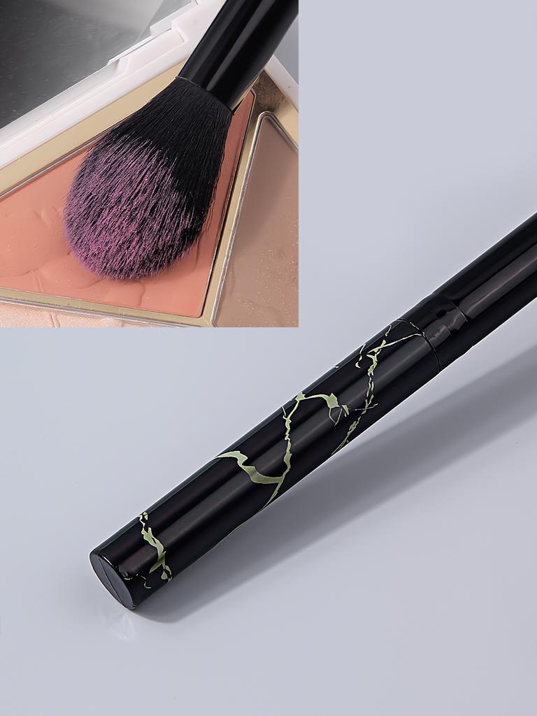 1PC Beginner Makeup Brush, Flame High-gloss Brush, Blush Brush, Soft Bristles, Facial Makeup Tool, Travel Portable Version