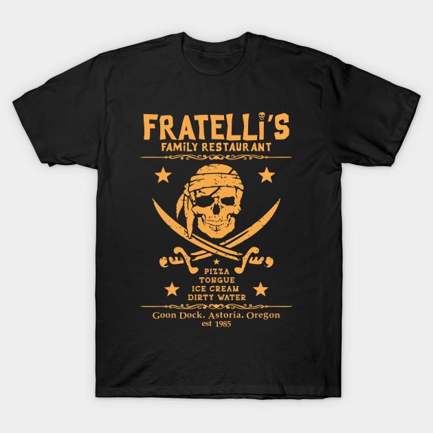 

Мужская черная футболка с принтом Fratelli S Family Restaurant Печать на трансферной бумаге без вырезания Хлопковая футболка 2XL