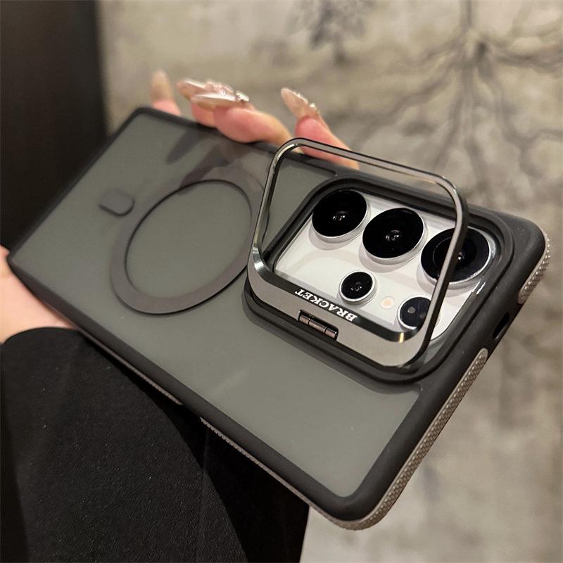 Dual-Tone Lens Bracket for Samsung S25 Ultra Magnetic Case - Compatible with S25/S24+, S24FE, S23U.