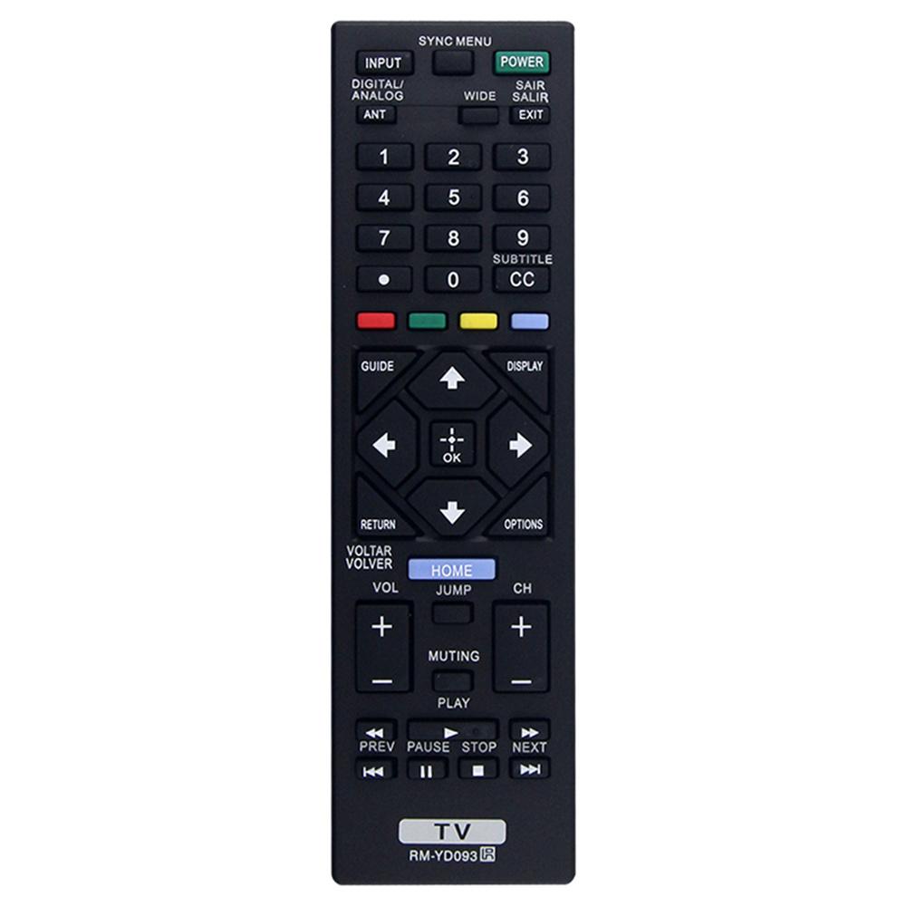 RM-YD093 For Sony TV 10m Range Remote Controller Ergonomic Infrared Remote Control