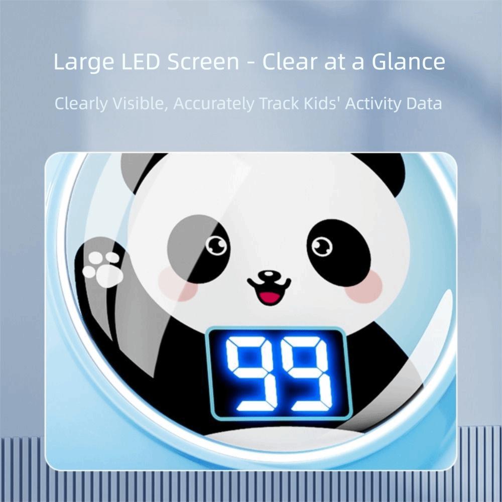 Luminous Interactive Children's Jump Trainer Built-in Voice Prompts Adjustable Height Touch Device LED Display
