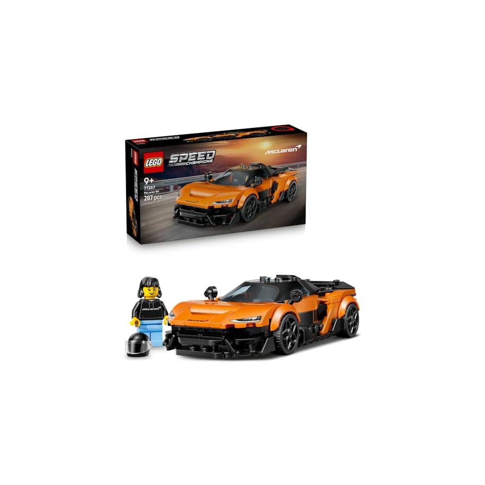

LEGO Speed Champions McLaren W1 Toy Building Blocks for Kids Ages 9-11 Vehicle Model Car 77257