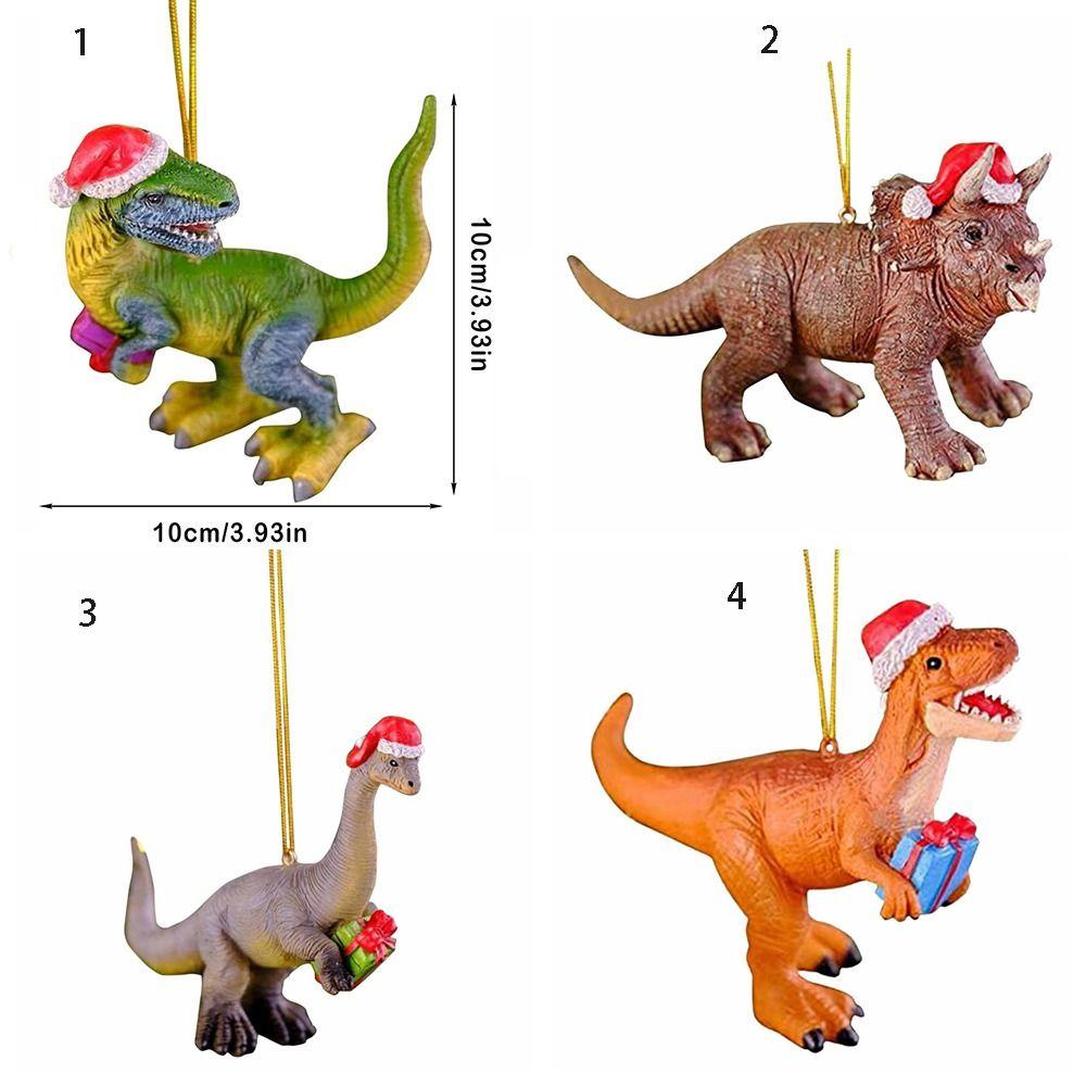 2D Acrylic Dinosaur Pendant Acrylic Dinosaur Car Mirror Pendant  Home Decor