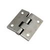 50X50MM Finished Aluminum Hinge Active Hinges Profile Connections Boat Deck Casting Hinge Hatch Cabinet Door Square Solid Fold