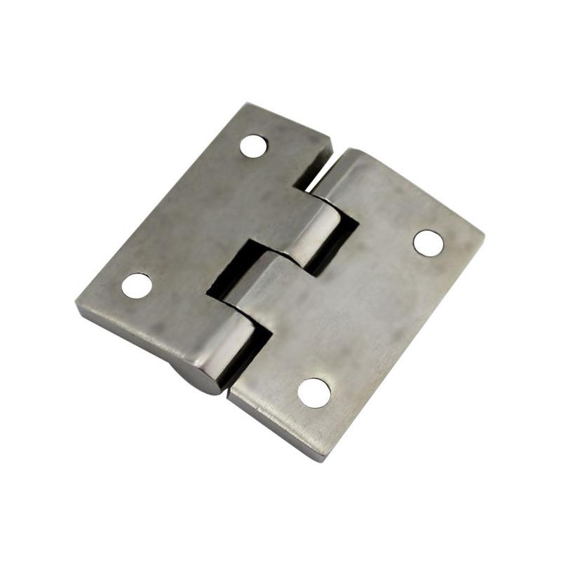 50X50MM Finished Aluminum Hinge Active Hinges Profile Connections Boat Deck Casting Hinge Hatch Cabinet Door Square Solid Fold