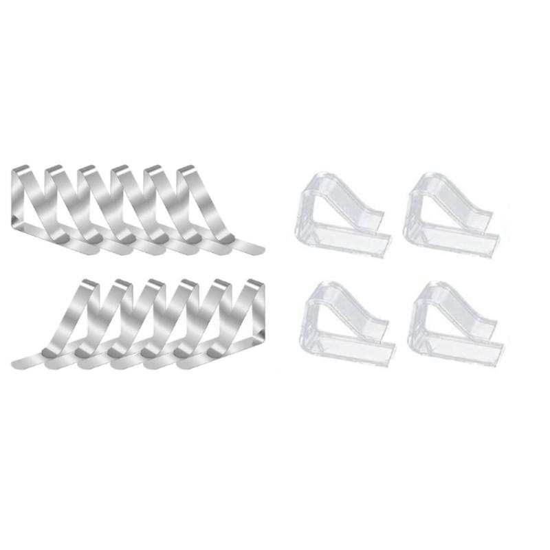 16/32 Stück Tischdeckenbefestiger Robuste Tischdeckenklemmen Multifunktionale Tischdeckenclips Langlebige Tischdeckenbefestiger