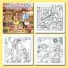 24 page Coloring book for stress relief, warmth and comfort, couple love, character coloring, drawing book