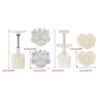Hand-Pressure Moon Cake Mold Lion/Latches Shape Cookie Stamps Mooncake Makers