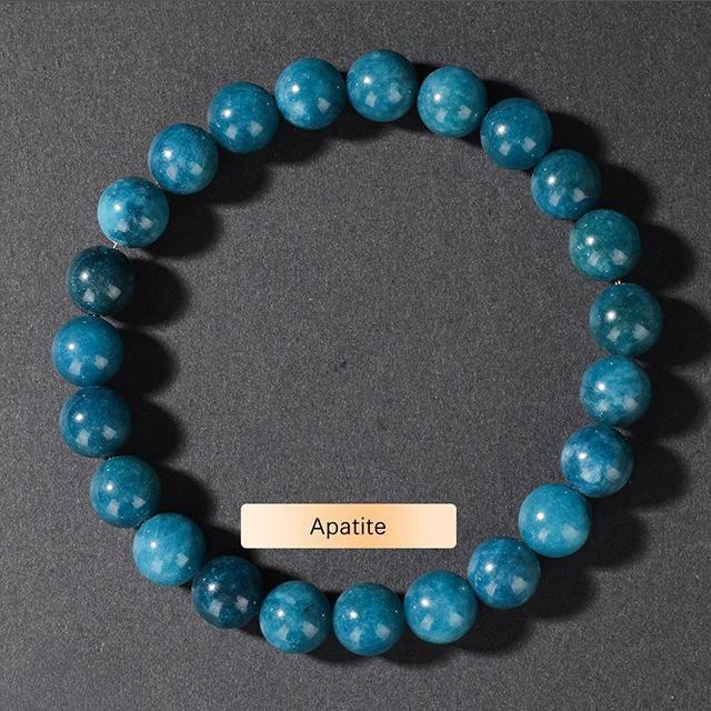 Festive Gifts Assorted Natural Stone Beaded Bracelet Set Crystal Fashion Jewelry For Men And Women Daily Wear Simple Versatile Accessory