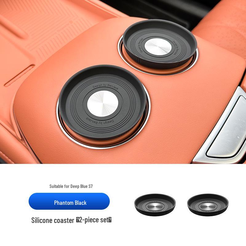 Deep Blue S07/S7 Center Console Silicone Cup Mat & Interior Storage Box Decor