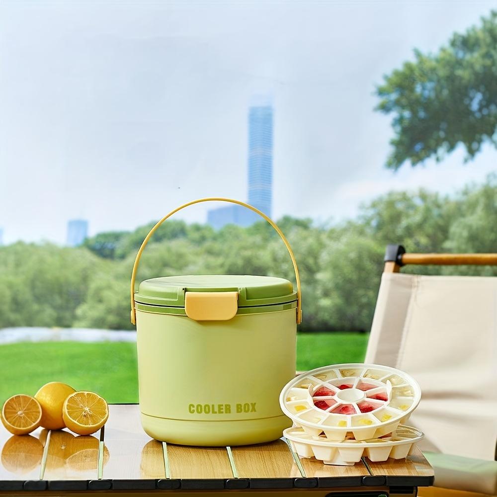 87oz Portable Ice Bucket + Ice Mold,It Has Excellent Insulation,ice Cubes Don't Melt Easily,very Convenient for Parties At the Beach or Pool In Summer