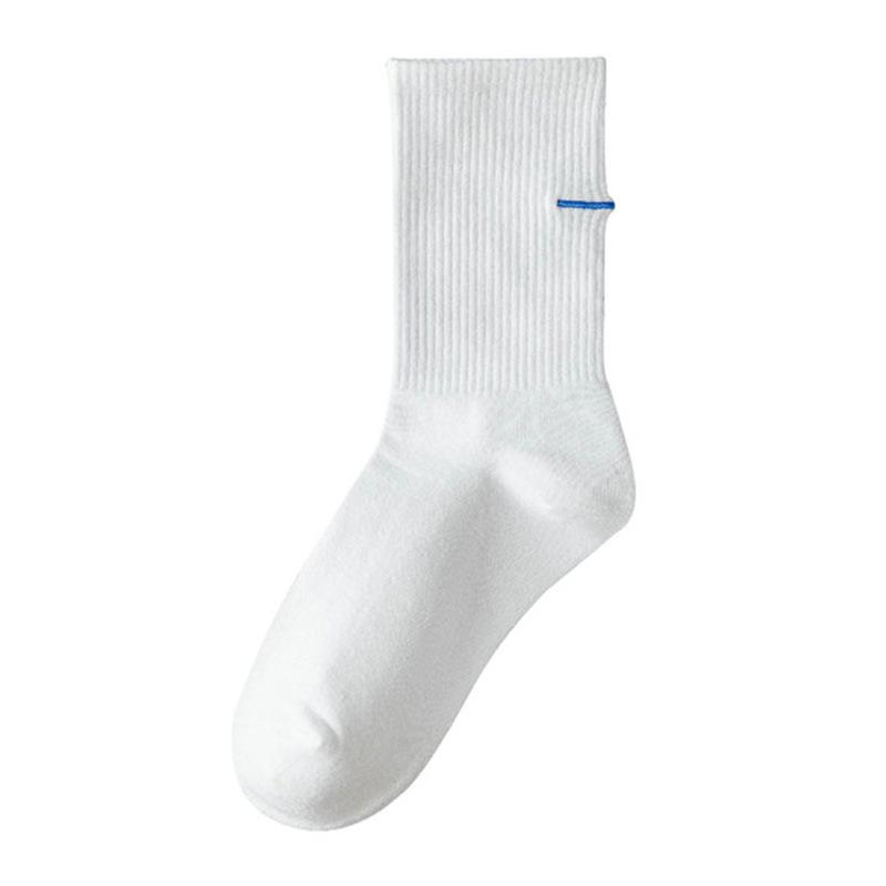 

Белые чулки детские носки без пятки модные черные дышащие мужские чулки уличные спортивные хлопковые носки One Size