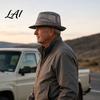 UV Protection Summer Hat Men's Breathable Sun Hat Mesh Wide Brim Fishing Cap for Middle Waterproof Aged Lightweight Foldable Outdoor Beach