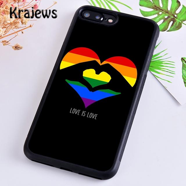 Krajews Gay Pride LGBT Flag Springs Phone Case Cover For iPhone 17 Air 16 15 14 plus 12 13 pro max coque Fundas
