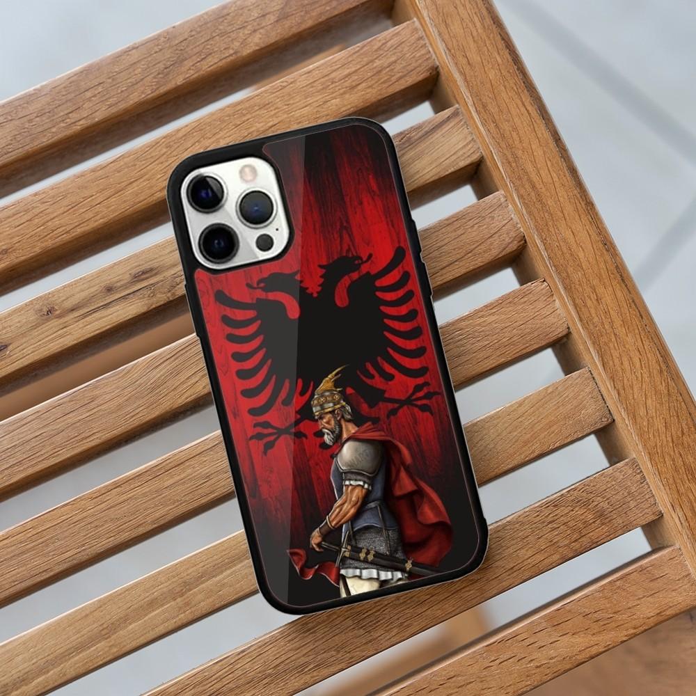 

Albanian Skenderbeu Flag Phone Case For iPhone 16,15,14,13,12,11,Plus,Pro,Max,Mini Magsafe Magnetic Wireless Charging iPhone15