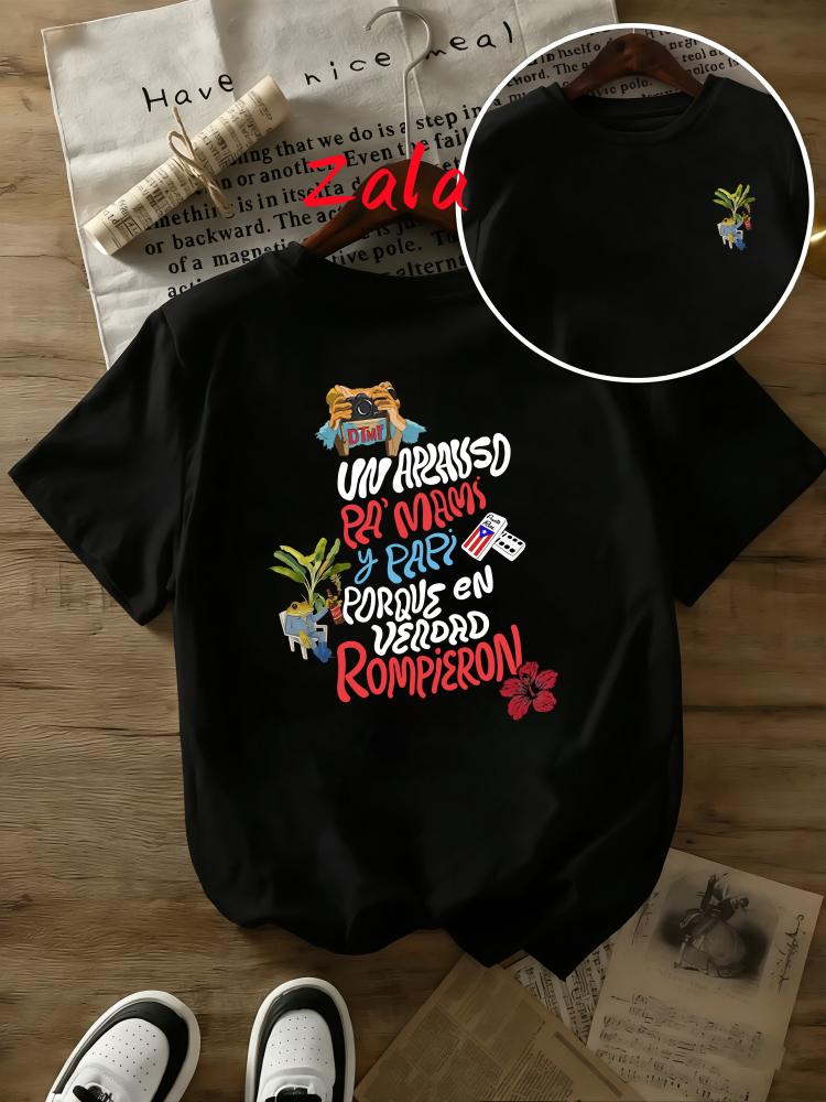 Rapper Bad Bunny Unisexs Tshirt Debi Tirar Mas Fotos Dtmf World Tour Unisex Tshirts Summer Casual Short Sleeved Unisexs Clothing