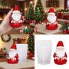 Santa Clause Silicone Mold Christmas Theme Candle Silicone Mould For Epoxy Resin Craft Handmade Candle Soap Chocolate