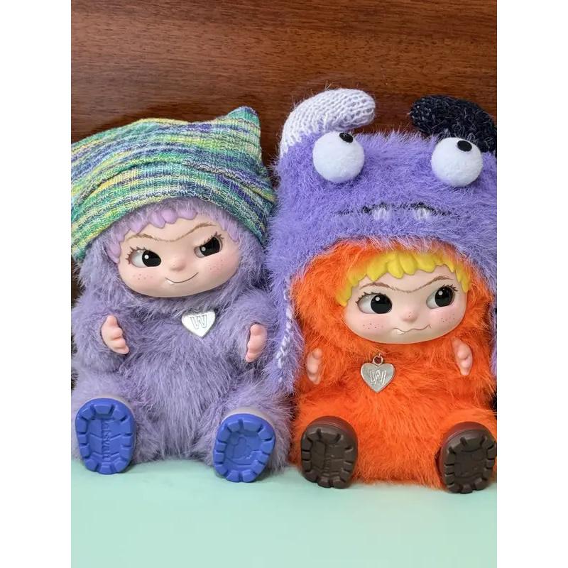 High-quality vinyl plush toys, fashionable blind boxes, WAKUKU, fun party series, handcrafted models, pendants and accessories