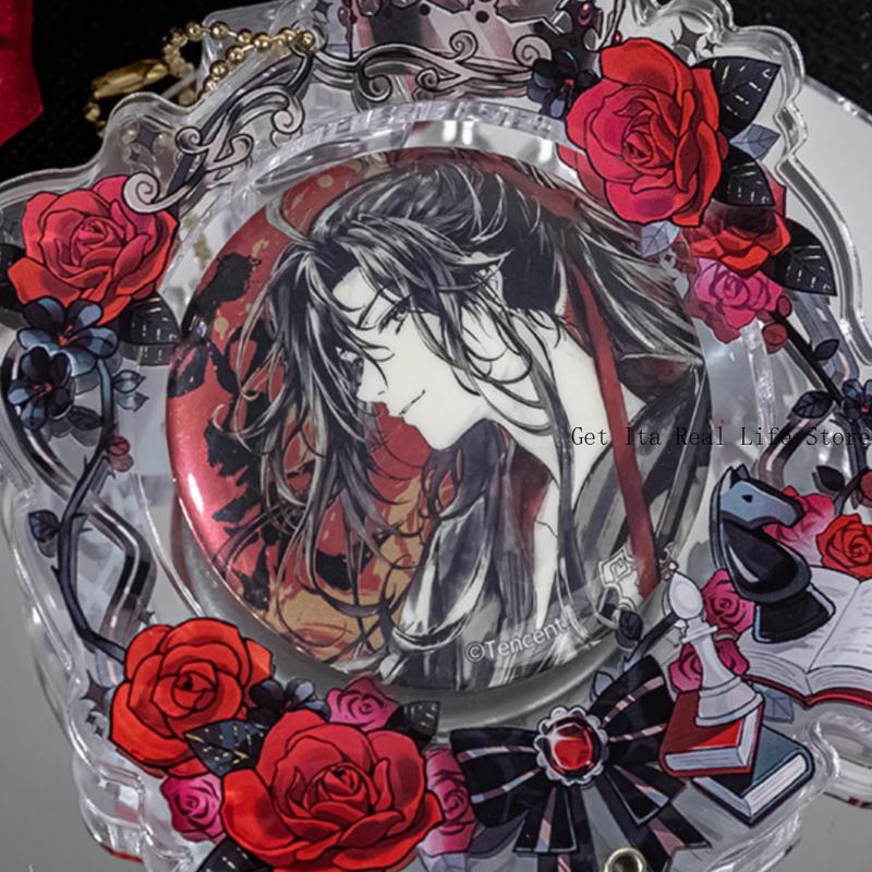 Italife Acrylic Ornament Pin Badges Holder Ita Bag Accessories Women Itabag Decoration Pendant Flower Girls Pin Display H316
