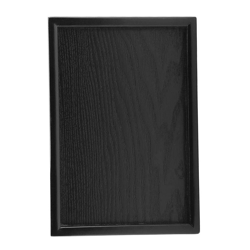Rectangle Shape Solid Wood Tea Coffee Snack Food Meals Serving Tray Plate Restaurant Trays
