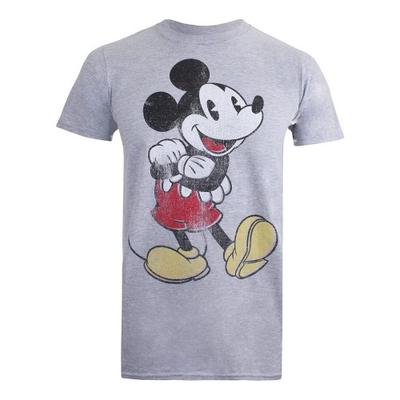 Herren Mickey Mouse Vintage Heather T-Shirt