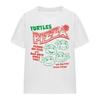 TMNT Turtles Pizza Womens T-Shirt, S-2XL, White