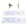 1 Pair Reflexology Socks with Trigger Point Massage Tools Foot Soreness Relief High Elastic Cotton Acupressure Massage Socks