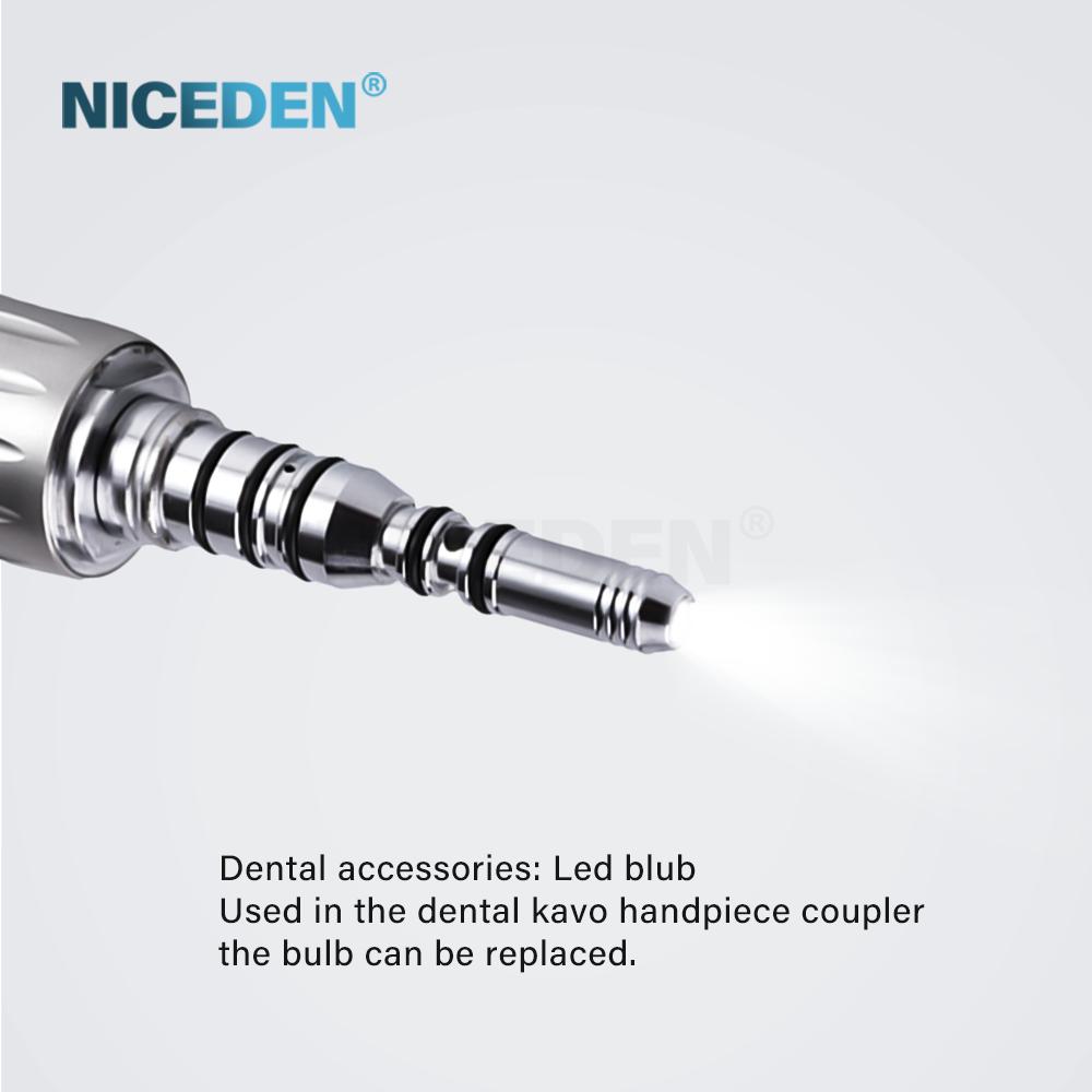 Dental 6 Hole Self Generator LED KVO Quick Coupling Spare Part Compatible High Speed Handpiece Dental Equipment with Fiber Optic