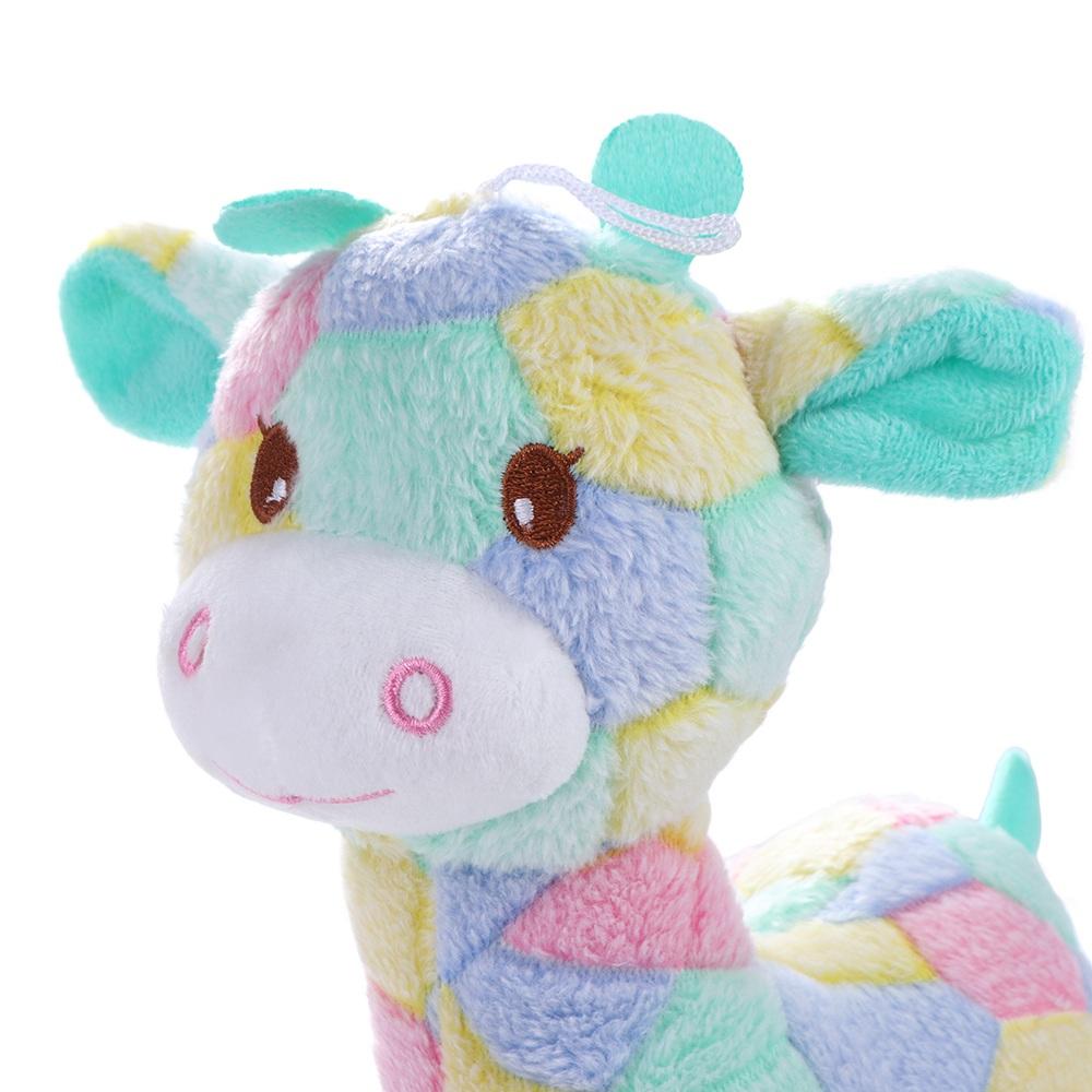 Plush Pillow Home Decor Soft Pillow Stuffed Toys Giraffe Doll Fawn Plush Toy Rainbow Giraffe Plush